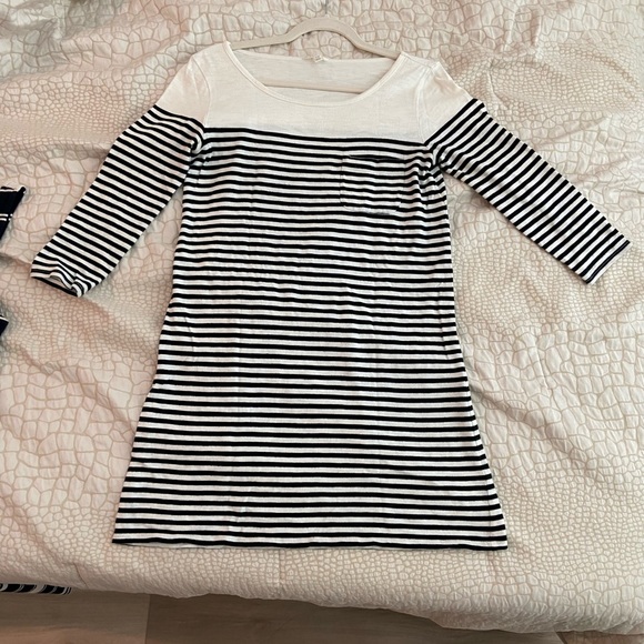 Joie striped dress navy XS - Picture 2 of 4